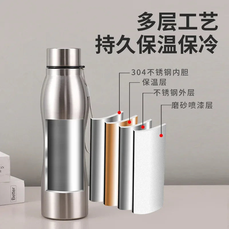 High Quality 1000ml Stainless Steel Sport Water Bottle