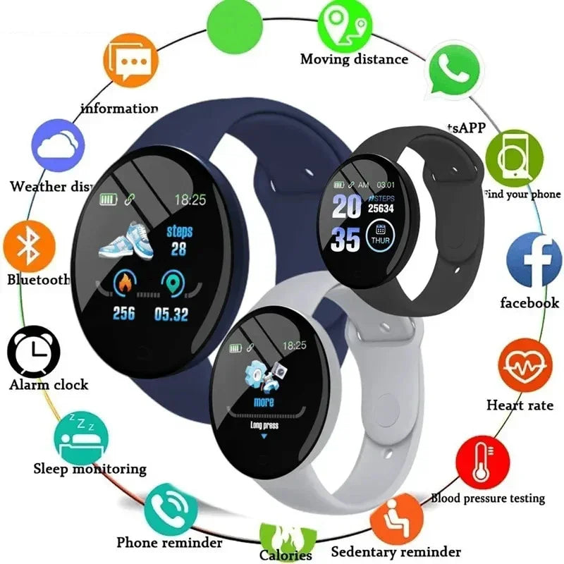 Xiaomi D18 Smartwatch Circular Color Screen Multiple Sports Modes